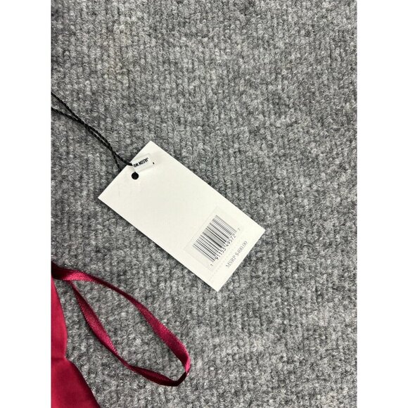 Jason Wu Red Side Cut-Out Maxi Dress Women's Large Red Front Knot NWT MSRP $400 - Picture 3 of 9